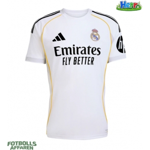 Real Madrid Hemmatröja 2025-26 Kortärmad
